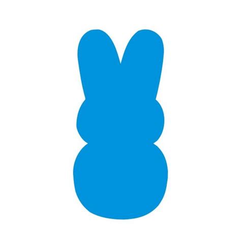 Download Free Peep Easter Bunny SVG | Blue Argyle Paper Crafts ...