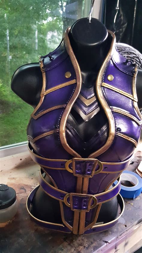 Quick Glimpse At The Syndra Suit Currently Being Crafted 2018