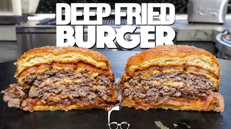 Making A Deep Fried Bacon Double Cheeseburger Sam The Cooking Guy