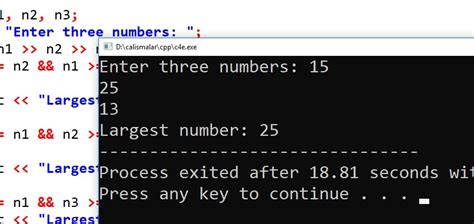 Simpleway Code C Program To Find Largest And Smallest Element In An