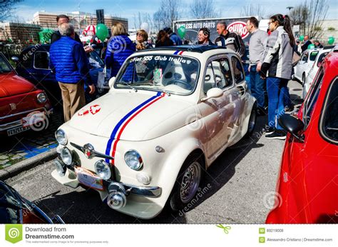 Fiat 500 Classic Car Rally Editorial Stock Photo Image Of Abarth