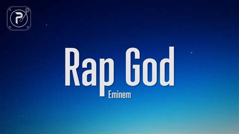 Playlist Eminem Rap God Lyrics Vibe Song Youtube