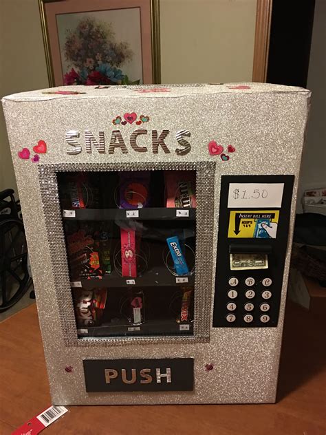 Diy Vending Machine Valentine Box Diy Hje