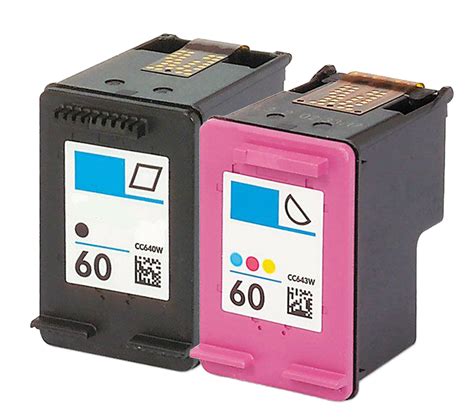 Compatible Hp 60 Color And Black Ink Cartridge 2 Pack 716