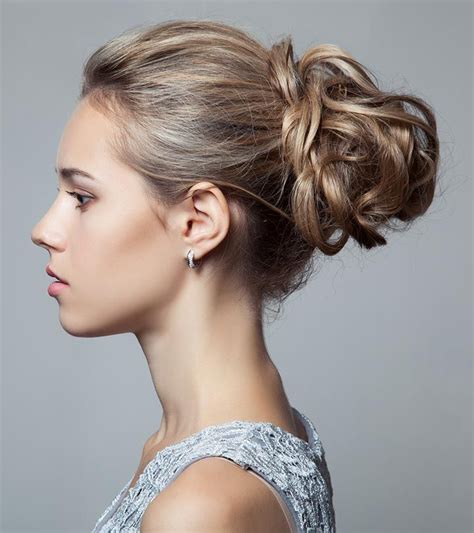 Short hair if not dried down properly can become frizzy overnight and will lose all the volume while only gaining frizz. Updo hairstyles look elegant for special occasions ...