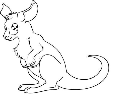A kids yoga alphabet coloring book! Free Printable Kangaroo Coloring Pages For Kids | Animal Place
