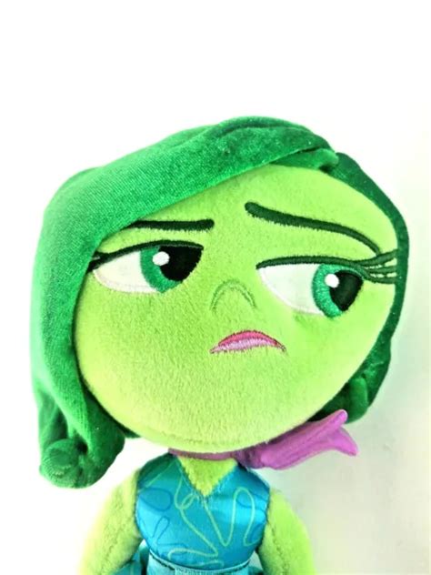 Disney Store Original Authentic Pixar Inside Out Disgust Stuffed 11