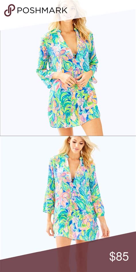 Lilly Pulitzer Esme Cover Up In Surf Gypsea Clothes Design Cover Up