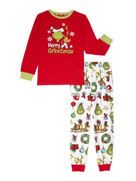 Worldwide Shipping Baby Toddler Little Girls Christmas Grinch Pajama
