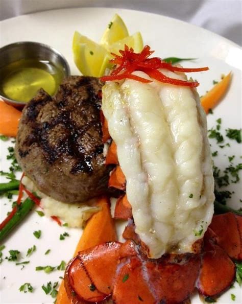 Place a lobster claw and half of a tail on top of each steak. Lobster and Steak Dinner #crazypinlove and #helzbergdiamonds More Fashion at www.thedillonmall ...