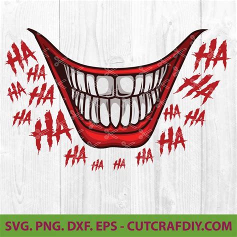 Just select the files, which you want to merge, edit, unlock or convert. Joker Smile SVG, PNG, DXF, EPS, Cut Files - Funny Mouth ...