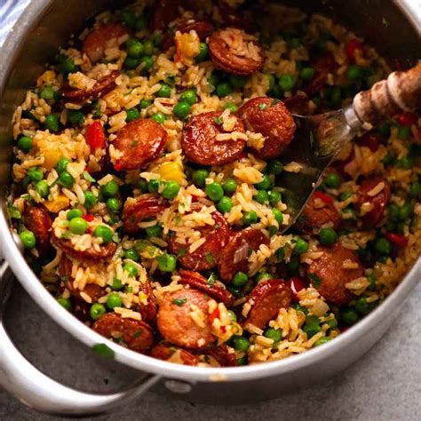 Smoked Sausage And Rice Quick One Pot Meal Fast Recipes