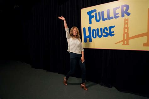 behind the scenes at the fuller house set
