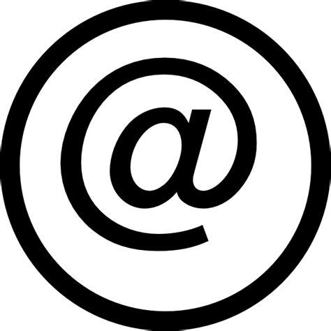 Email Logo Black Large Clip Art At Vector Clip Art Online