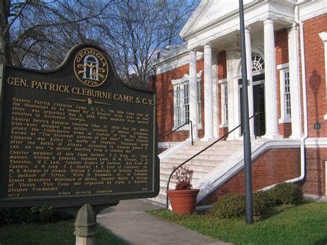 Dawson Ga Sons Of Confederate Veterans Historic Marker And Building
