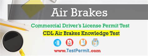 CDL Air Brakes Knowledge Test 2024