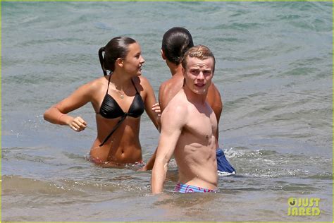 Photo Lucy Hale More Beach Fun With Shirtless Graham Rogers Photo Just Jared