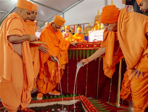 Bhumi Pujan Ceremony Of New Satsang Activity Center And Haveli Boston