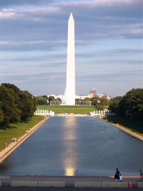 Washington Dc Washington Monument From Reflecting Pool Flickr