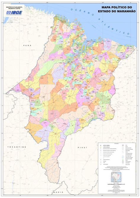 Mapa Completo Do Maranhão