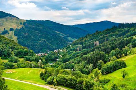 Premium Photo Scenic Panorama Of The Black Forest Mountains In Germany