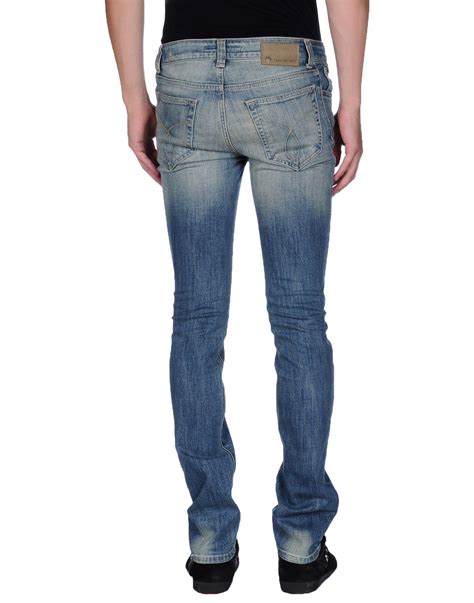 Calvin Klein Jeans Denim Trousers In Blue For Men Lyst