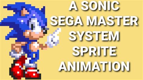 Sonic 1 Sms Sprite Animation Youtube