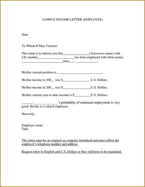 We've created it with our cv maker. Self Declaration Of Income Letter Beautiful Proof In E ...