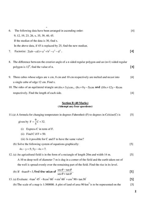 Mental ability, mathematical reasoning ncert contains many conceptual questions and will help you build a strong base. Download ICSE Question Papers For Class 9 Mathematics by ...
