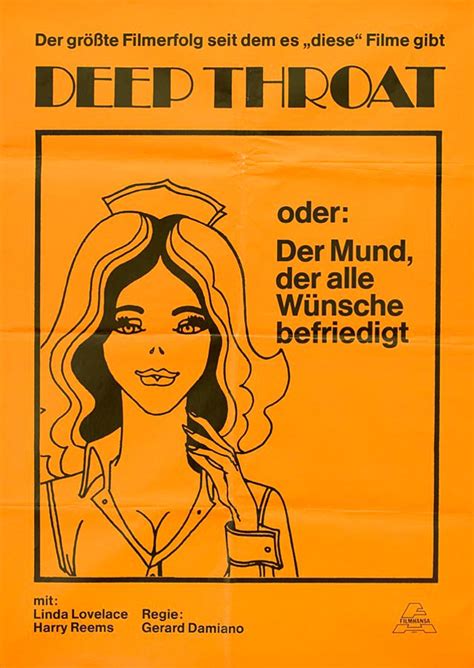 Deep Throat Original 1974 German A1 Movie Poster Posteritati Movie