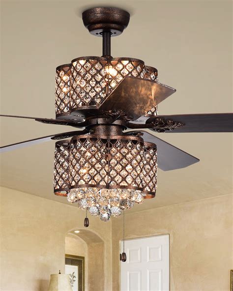 See more ideas about rustic pendant lighting, rustic ceiling lights, pulley lamps. Rustic Bronze Lamped Ceiling Fan with Double-Light Kit ...