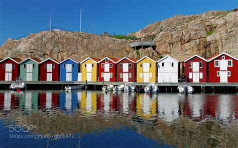 Colorful Houses In Smögen Sweden Rswedenpics