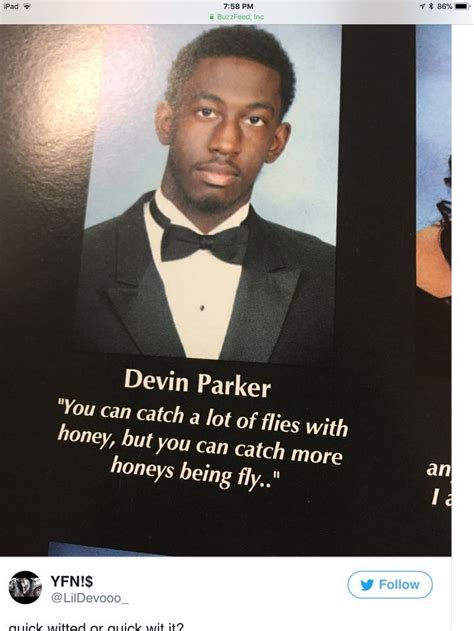 Yearbook quotes aren't just for graduating students. This guy… | Funny yearbook quotes, Senior quotes funny, Funny yearbook