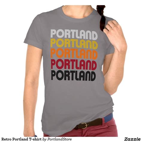 Retro Portland T Shirt Portland Best Sellers Zazzle Mens Graphic