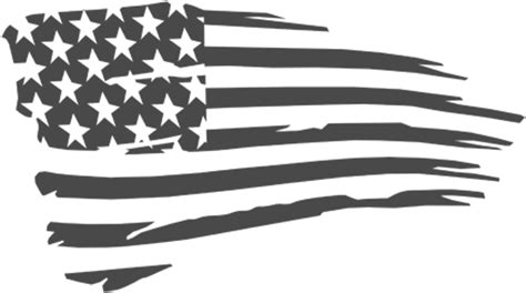 What Does Black And White American Flag With Blue Line Mean png image