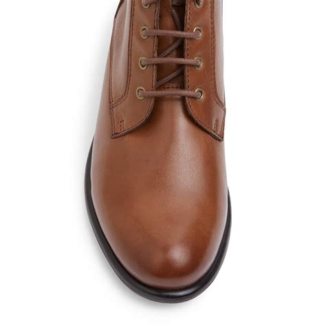 Sandler Badge Boot In Mid Brown Leather