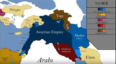Map Of The Day The Ancient History Of The Middle East Every Year