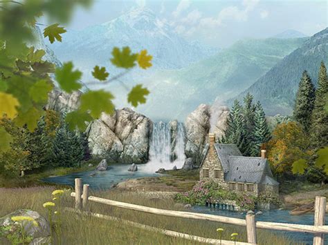 Mountain Waterfall 3d Gallery Image 2 Of 3