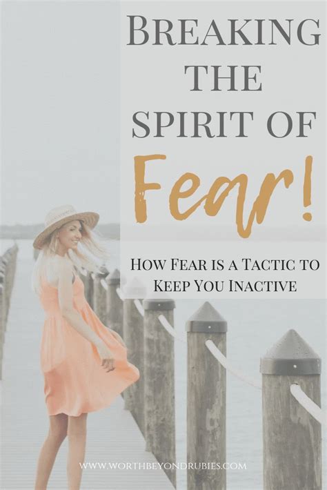 Do You Suffer From Fear Breaking The Spirit Of Fear Begins With