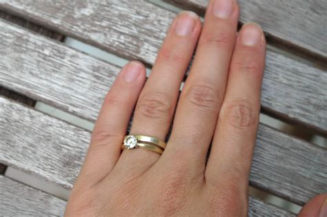 As far as how to stack them, tradition. Why I Don't Wear My Engagement Ring | HuffPost Life