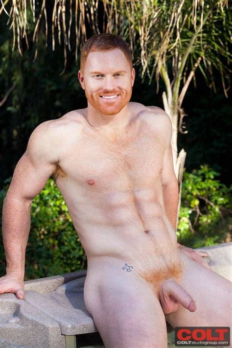 Hairy Naked Redhead Men Cumception