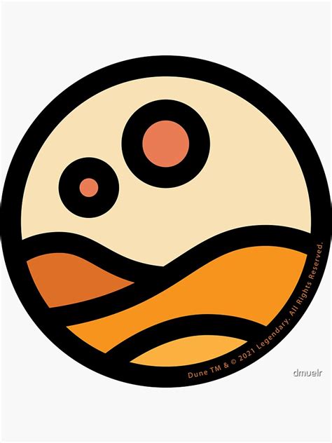 Dune Arrakis Desert Sticker For Sale By Dmuelr Redbubble