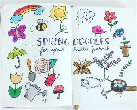 Spring Bullet Journal Doodles — Sweet Planit