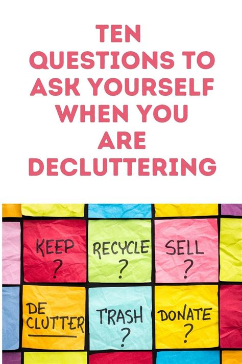 How To Declutter 10 Questions To Ask Yourself · Nourish And Nestle