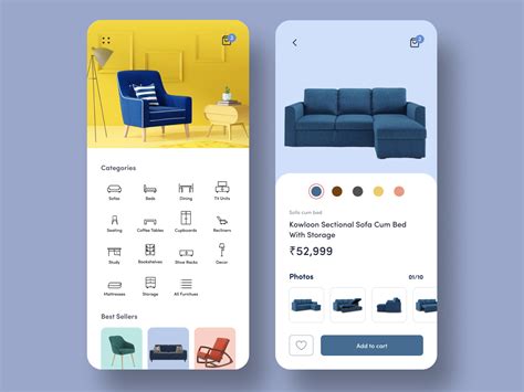Furniture App Ui Design Design Your Furniture Shopping App Faster And
