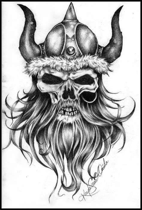 Viking Skull 3 By Kaylasevier On Deviantart