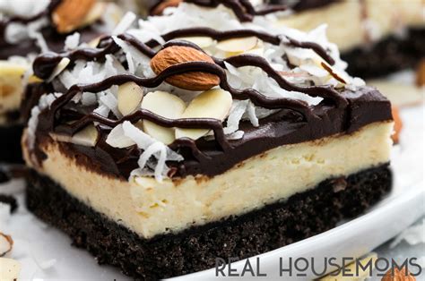 Almond Joy Cheesecake Bars ⋆ Real Housemoms