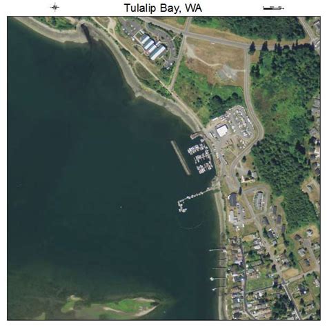 Aerial Photography Map Of Tulalip Bay Wa Washington