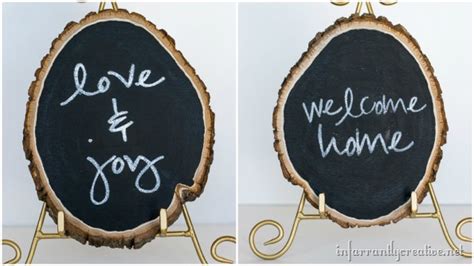 Wait 7 days after painting prior to usage, do not use strips to paper or soft surface areas on frame. Reversible Glittered & Monogrammed Wood Slice - OH YEAH ...