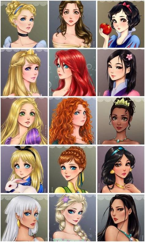 All Disney Princesses Drawings Images And Photos Finder
